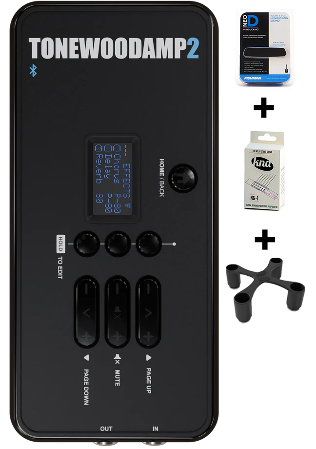 PREORDER: ToneWoodAmp2 - With Pickup for Steel and Nylon String Guitars + additional X-Brace