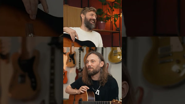 This acoustic guitar has reverb… with no amp